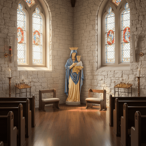 Our Lady of Perpetual Help Mary and Jesus Statue (62-Inch)
