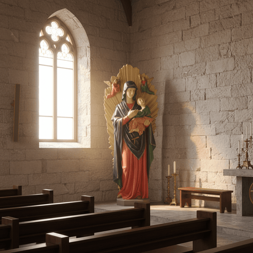 Our Lady of Perpetual Help with Jesus Statue (73-Inch)