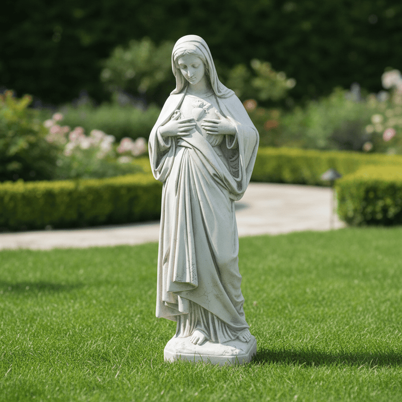 Our Lady of the Seven Sorrows Statue (49 - Inch) Different Angle