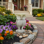Owl Bird Garden Statue (12 - Inch) Side Angle