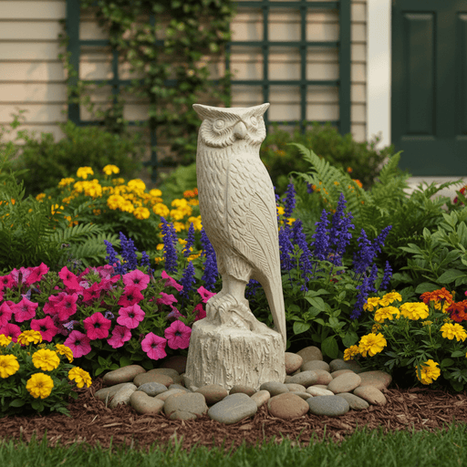 Owl Garden Statue (18-Inch)