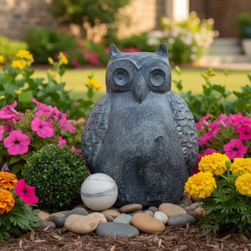 Owl Garden Statue (20-Inch)