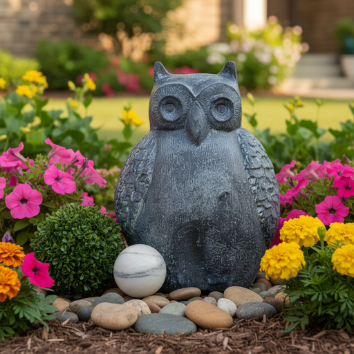Owl Garden Statue (20-Inch)