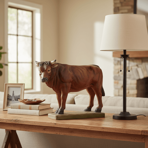 Oxen Garden Statue (15.5-Inch)