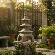 Pagoda Statue (31 - Inch) Side Angle
