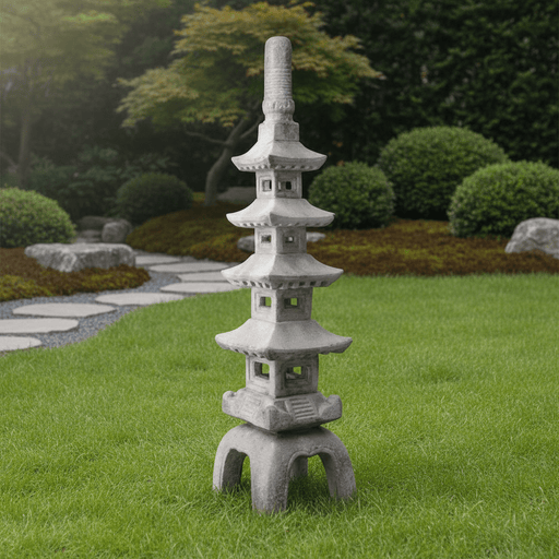 Pagoda Statue (51 - Inch) Side Angle