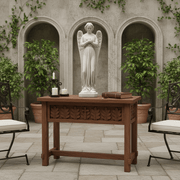 Pair Of Standing Prayer Angels Outdoor Statue (21-Inch)
