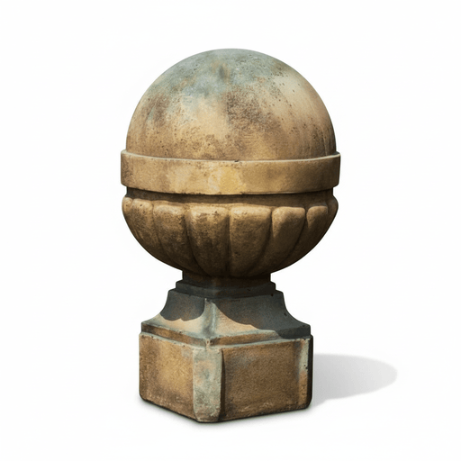 Palla Finial Outdoor Statue (21 - Inch) Side View