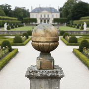 Palla Finial Outdoor Statue (8 - Inch) Side Angle