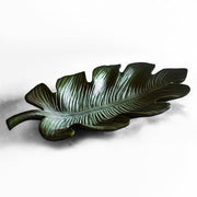 Palm Leaf Plate Statue (2.75 - Inch) Side Angle