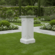 Panel Pedestal Statue (40 - Inch) Side Angle