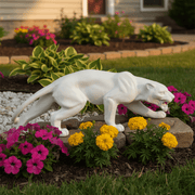 Panther Garden Statue (8 - Inch) Side Angle