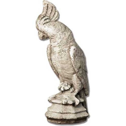 Parrot Finial Outdoor Statue (21 - Inch)