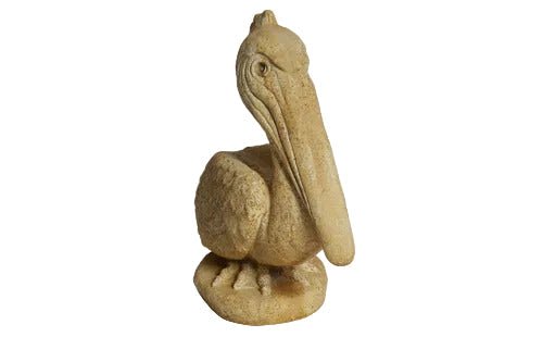 Pelican Bird Garden Statue (20 - Inch) Side View