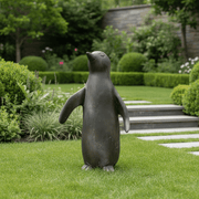 Penguin Garden Statue (37 - Inch) Side Angle