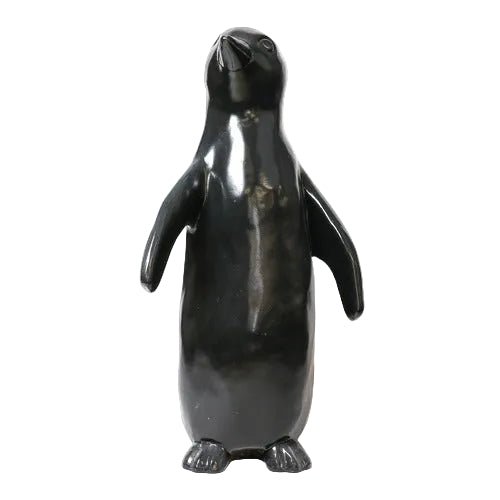 Penguin Garden Statue (37 - Inch) Side View