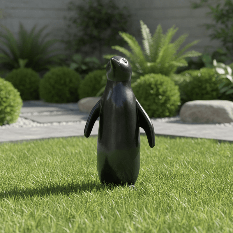 Penguin Garden Statue (37 - Inch) Side Angle