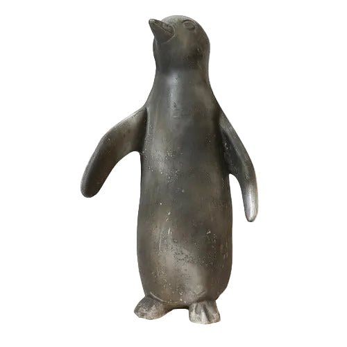 Penguin Garden Statue (37 - Inch) Side View