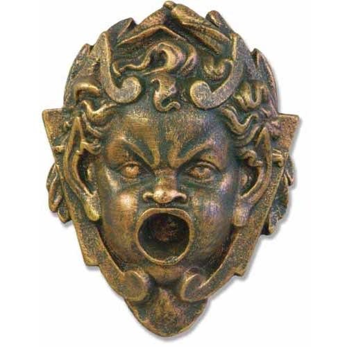 Perche Face Statue (8 - Inch) Side View