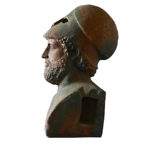 Pericles Bust Display Decor (23 - Inch) Side Angle