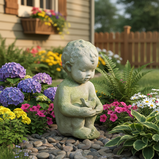 Pierre W Bird Statue (15 - Inch) Side Angle