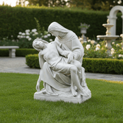 Pieta By Daprato Statue Bfrlc (42 - Inch) Side Angle