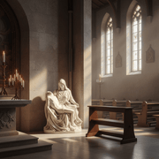 Pieta Religious Statue (28-Inch)