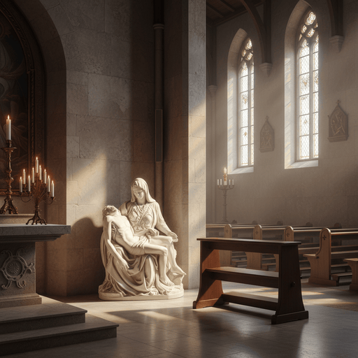 Pieta Religious Statue (28-Inch)
