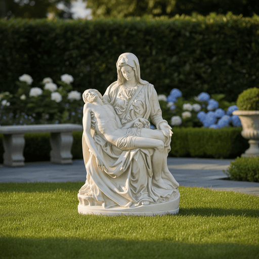 Pieta Statue Bf (41 - Inch) Side Angle