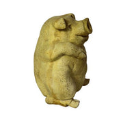 Pig Garden Statue (21 - Inch) Different Angle