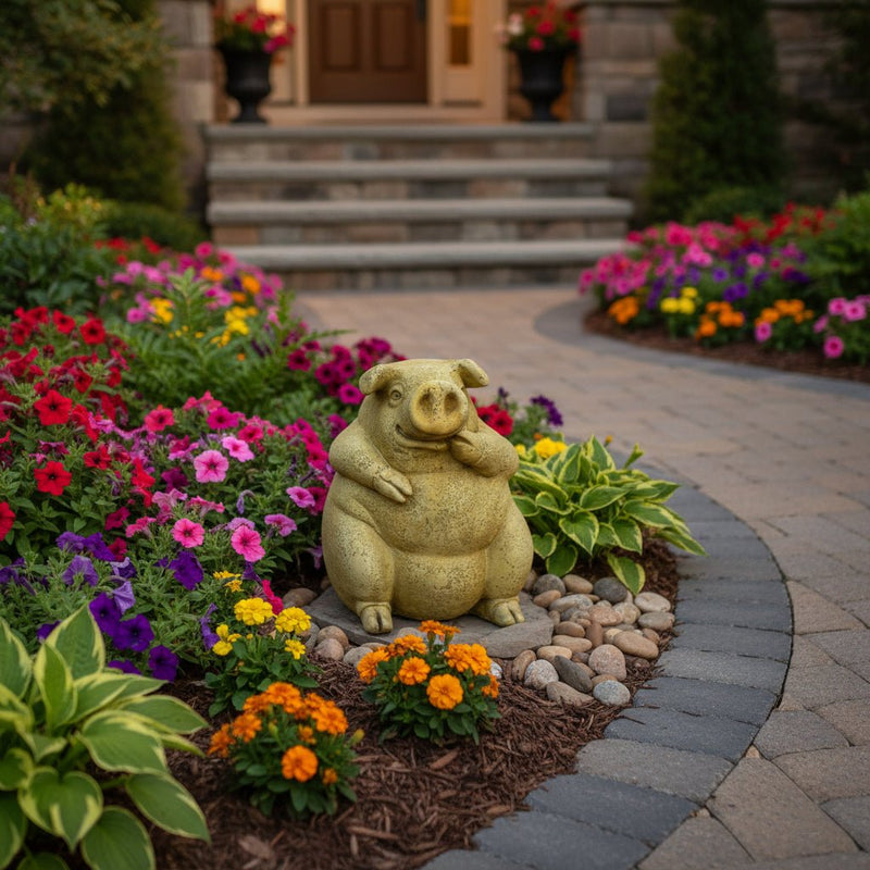 Pig Garden Statue (21 - Inch)