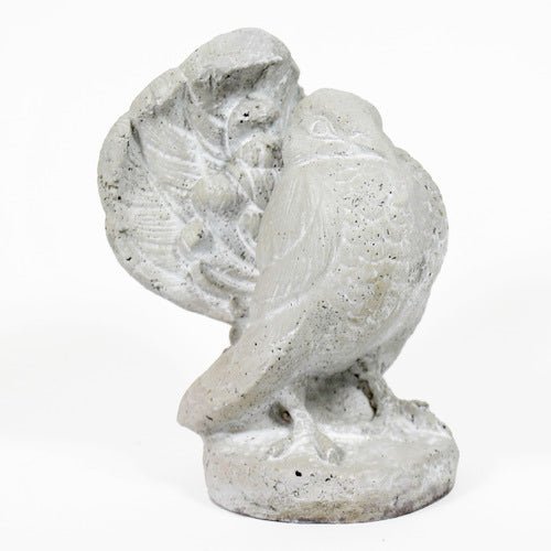 Pigeon Garden Statue (10 - Inch) Side View