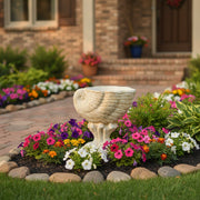 Planter Garden Statue (20 - Inch) Side Angle