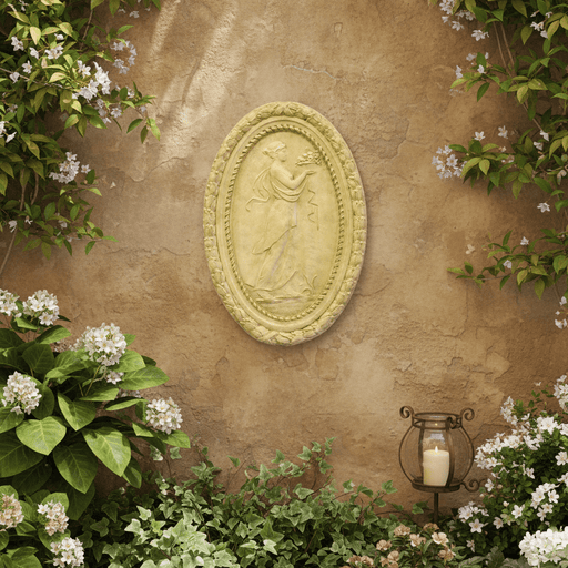 Plaque Of Flora (23.0 - Inch) Side Angle