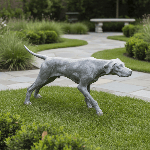 Pointer Spaniel Dog Garden Statue (51 - Inch) Side Angle