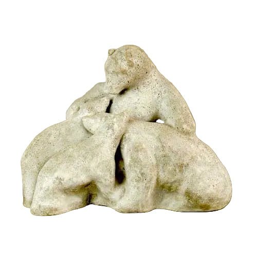 Polar Bear Family Garden Statue (11 - Inch)