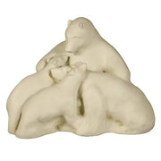 Polar Bear Family Garden Statue (11-Inch)
