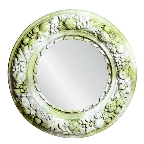 Pomegranate Wreath Garden Mirror (6 - Inch)