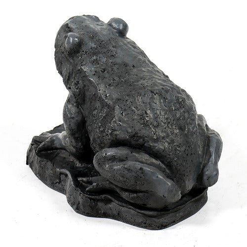 Pond Frog Garden Statue (5 - Inch) Different Angle