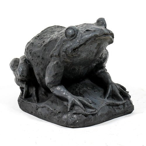 Pond Frog Garden Statue (5 - Inch) Side View