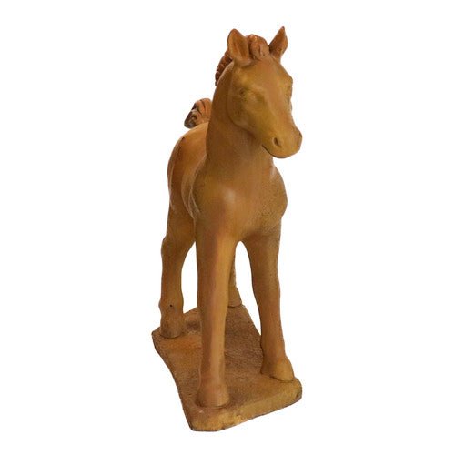 Pony Garden Statue (35 - Inch) Side View