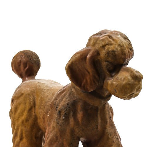 Poodle Dog Garden Statue (16 - Inch) Other Angle