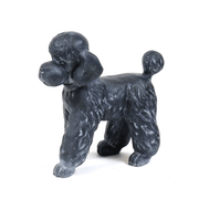 Poodle Dog Garden Statue (16-Inch)
