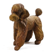 Poodle Dog Garden Statue (16 - Inch) Different Angle