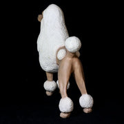 Poodle Dog Garden Statue (20 - Inch) Other Angle