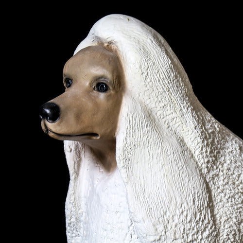 Poodle Dog Garden Statue (20 - Inch) Additional Angle