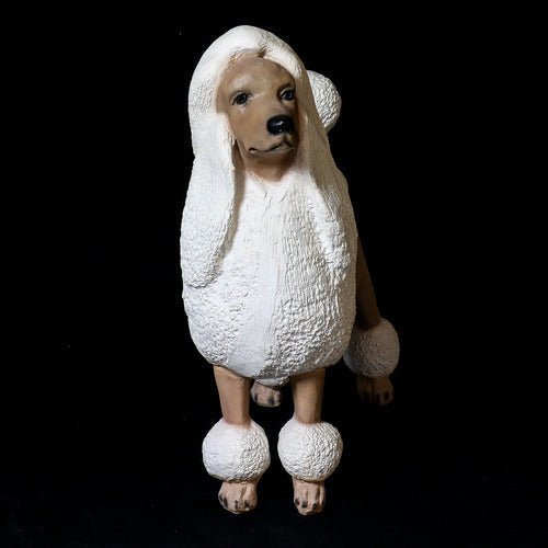 Poodle Dog Garden Statue (20 - Inch) Different Angle
