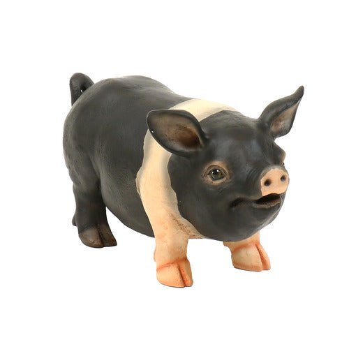 Pot Belly Garden Statue (9 - Inch) Side View