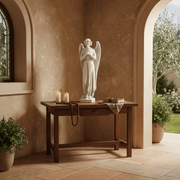 Prayer Angel Outdoor Statue (25 - Inch) Side Angle