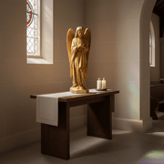 Prayer Angel Outdoor Statue (26 - Inch) Side Angle